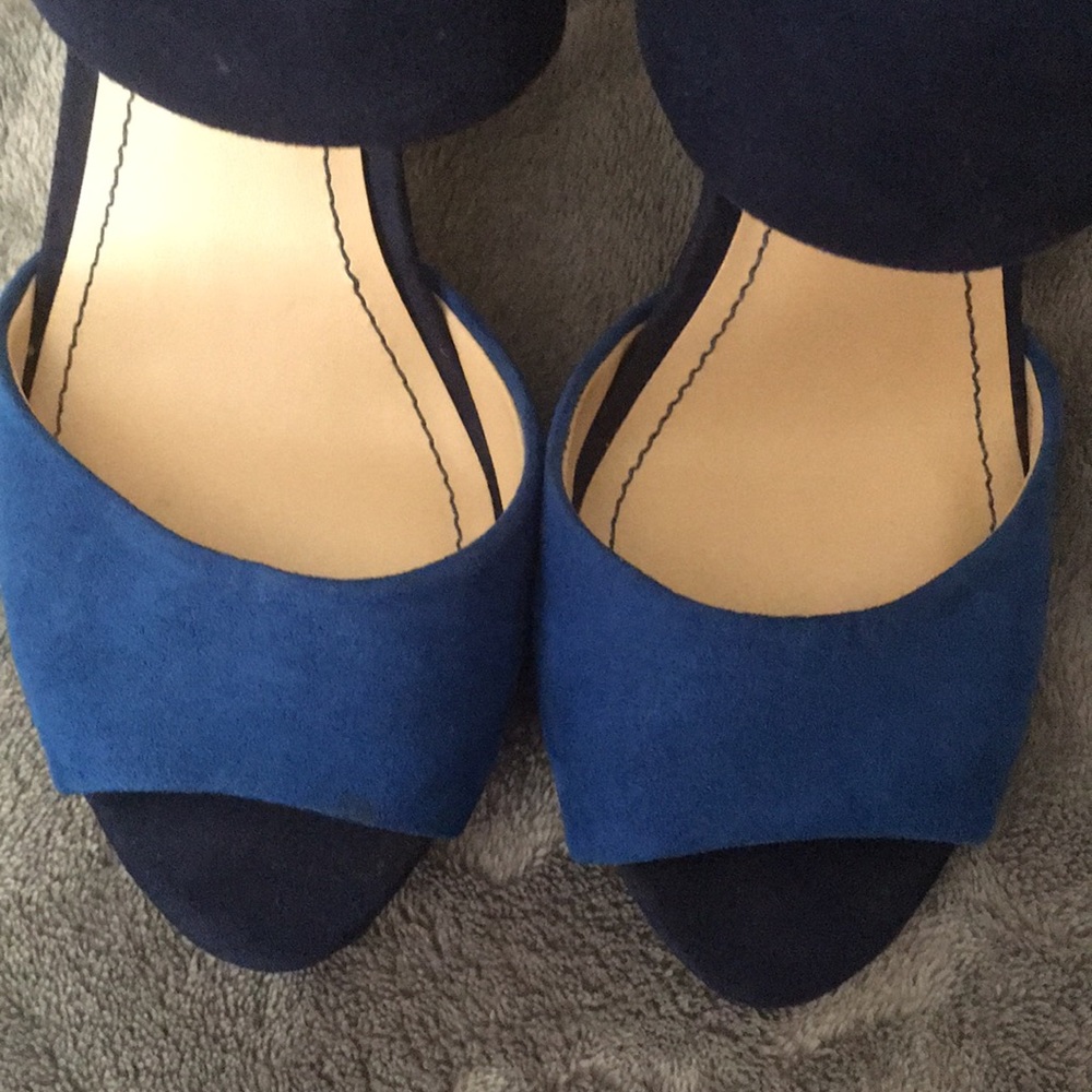 Bcbg generation blue suede pumps - Picture 3 of 6